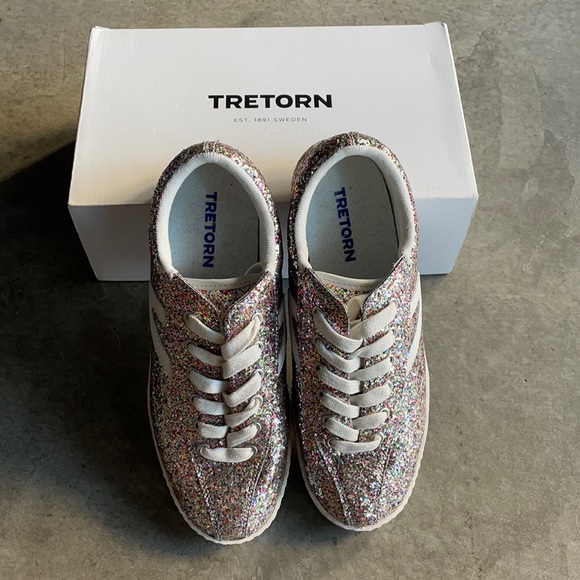 Tretorn confetti glitter sneakers - Picture 2 of 5